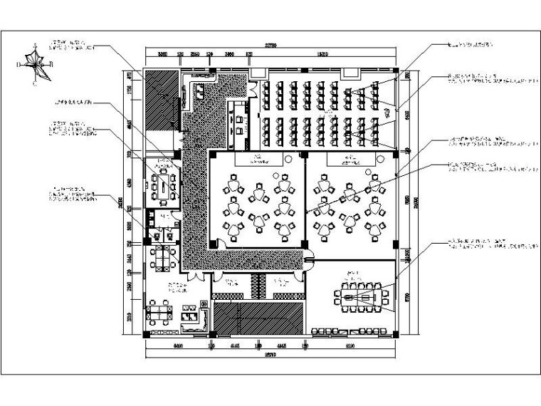 设计培训浙江资料下载-[浙江]现代活泼艺术培训学校设计施工图（含效果图）