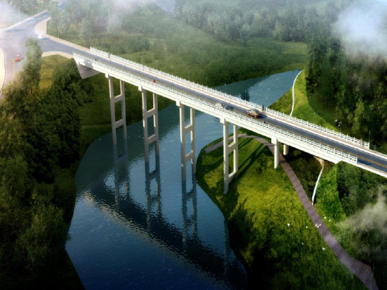25米空心板计算书资料下载-[江苏]桥面连续6×20m后张法预应力空心板简支梁结构跨河桥设计图（附计算书）