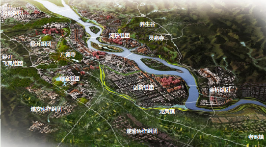 旅游区总体规划效果图资料下载-遂宁中国观音文化旅游区总体规划