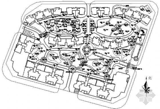 小区景观硬质施工图资料下载-花园小区景观施工图