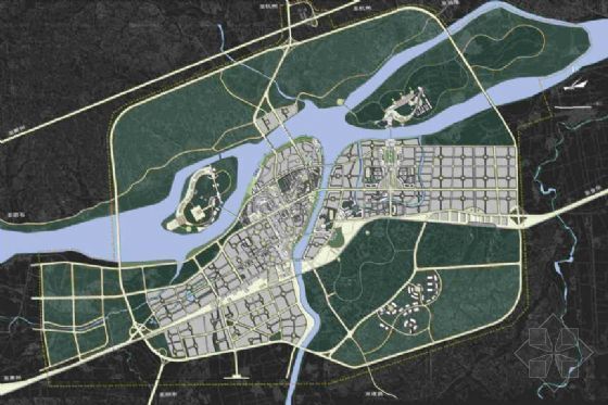 城市标识设计方案资料下载-浙江龙游城市总体设计方案