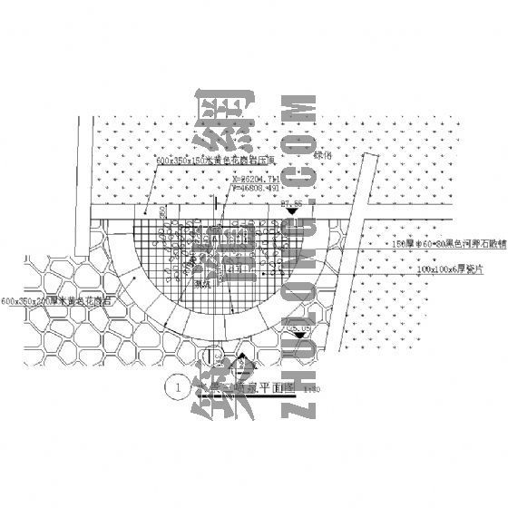 喷泉水景施工资料下载-天津市某水景喷泉施工详图