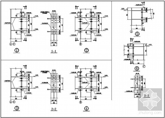 5层钢结构施工图资料下载-二层钢结构厂房结构施工图
