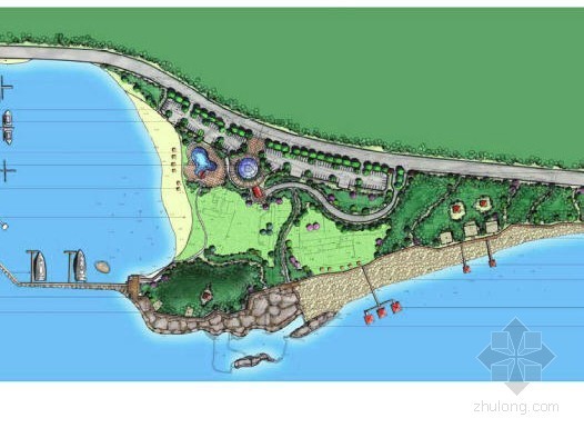 馆区景观规划设计资料下载-[青岛]旅游岛区景观规划设计