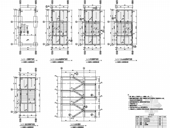 [湖北]局部二层门式刚架钢结构工业厂房结构施工图-LT1、LT2结构图