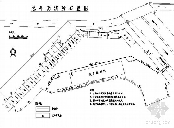 交易市场建设资料下载-某汽车交易市场给排水消防设计