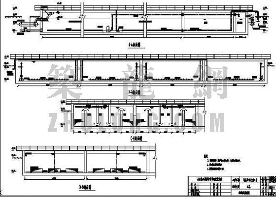 cass工艺资料下载-冠县污水处理工程CASS池工艺图