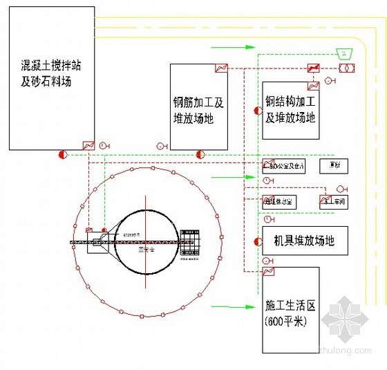 钢筋砼圆筒资料下载-某煤矿储煤炭钢筋混凝土圆筒仓施工组织设计