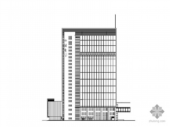 20层综合大楼建筑施工图资料下载-[温州]电信某二十三层综合大楼建筑施工图