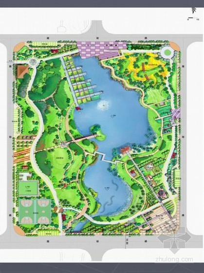 乡镇景观公园设计图资料下载-[佛山]乡镇居住区附属公园景观设计方案