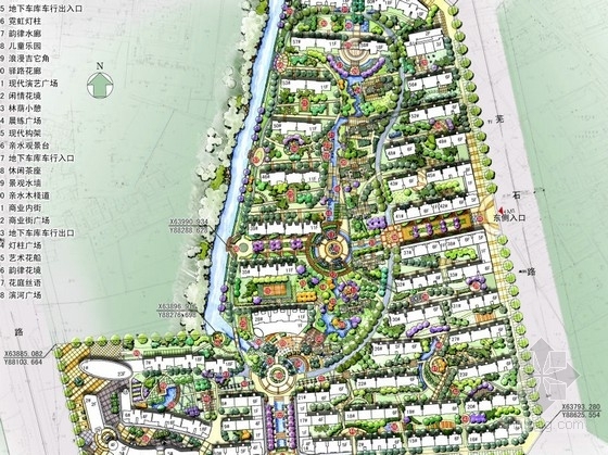 现代式小区设计案例资料下载-[芜湖]现代生态花园式小区景观设计方案