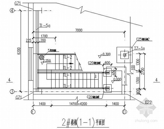室内钢楼梯详图cad资料下载-钢楼梯节点构造详图