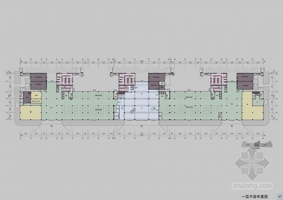 三棵树办公楼室内设计资料下载-[江苏]现代风格办公楼室内设计方案图