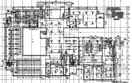 某大学施工图书馆空调设计资料下载-福建某大学服务中心空调通风施工图