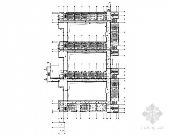 市政道路三级负荷双臂路灯照明工程施工图资料下载-[湖南]小学强弱电施工图150张