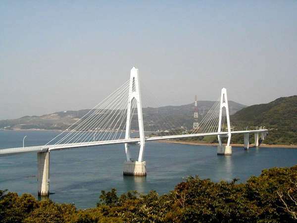 斜拉钢索桥施工方案资料下载-第一篇(1)斜拉桥与悬索桥总体布置与结构体系