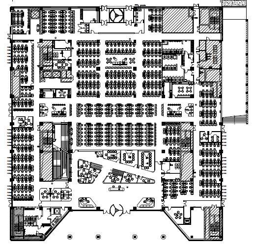 astellas公司总部资料下载-北京大型互联网公司总部装修机电施工图