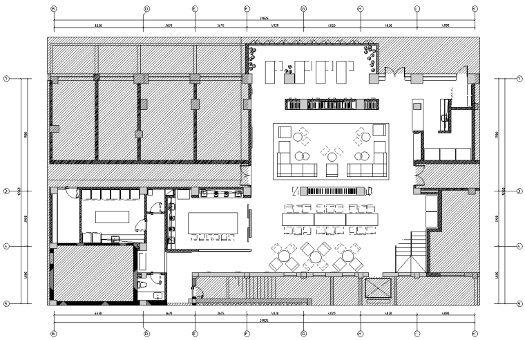 时尚芭莎办公空间资料下载-上海桀思空间--城家公寓（金沙路店）施工图+物料书