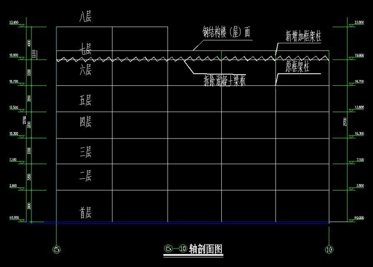 医技综合楼新增加钢结构楼屋面拆除加固施工方案_2