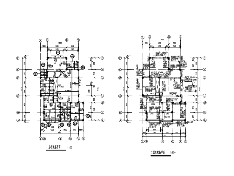 江西建筑结构施工图资料下载-欧式别墅建筑结构施工图
