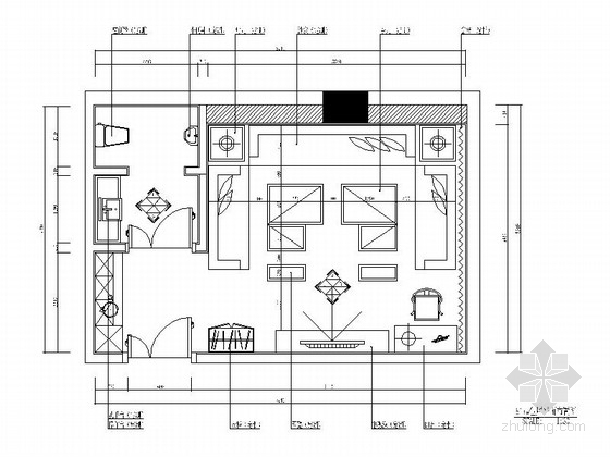 ktv豪华包厢设计资料下载-[北京]欧式豪华KTV包厢室内设计施工图
