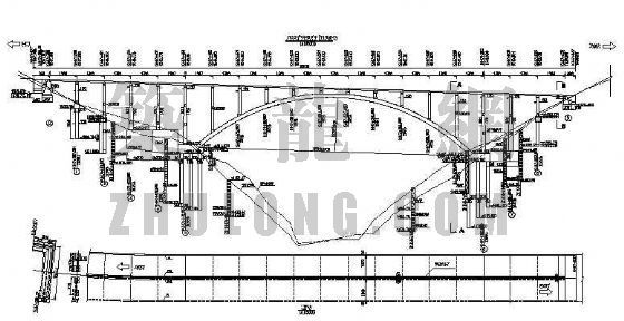 130m钢箱拱桥资料下载-1-130m等截面悬链线钢筋混凝土箱形拱桥施工图全套图纸