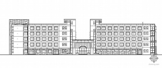 现代商业建筑施工图资料下载-某五层现代医院建筑施工图