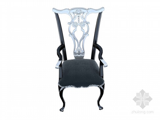 欧式椅子cad资料下载-欧式时尚椅子3D模型下载