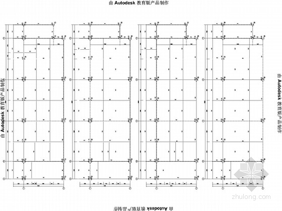 12层钢框架施工图资料下载-[新疆]局部五层钢框架厂房结构施工图