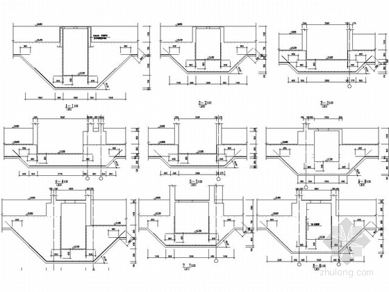 筏板基础施工图-地下室底板详图 