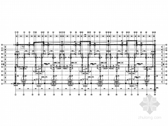 地下车库二层平面资料下载-地下二层剪力墙结构地下车库结构施工图
