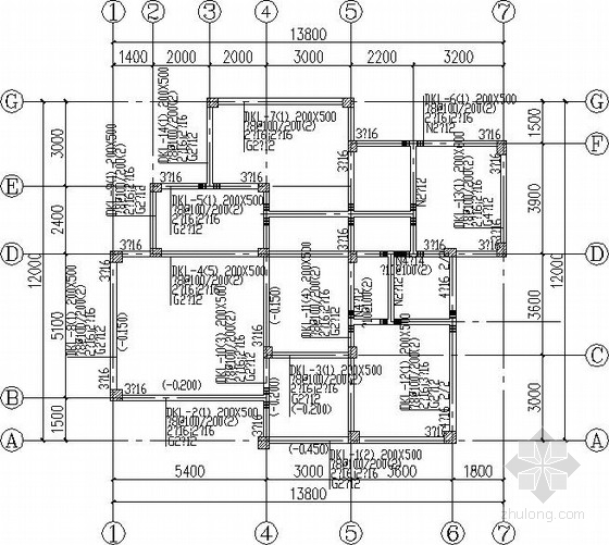 临街三层自建住宅建筑图资料下载-自建单体三层别墅结构施工图