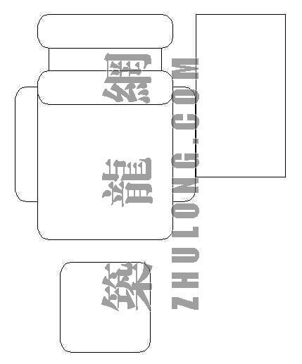 休息椅su模型资料下载-休息椅