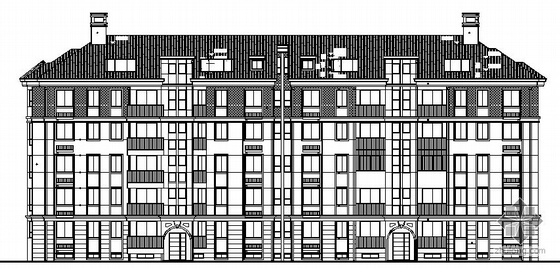 4层带阁楼住宅楼图纸资料下载-[丹阳]某六层住宅楼(18号)建筑施工图（带阁楼）
