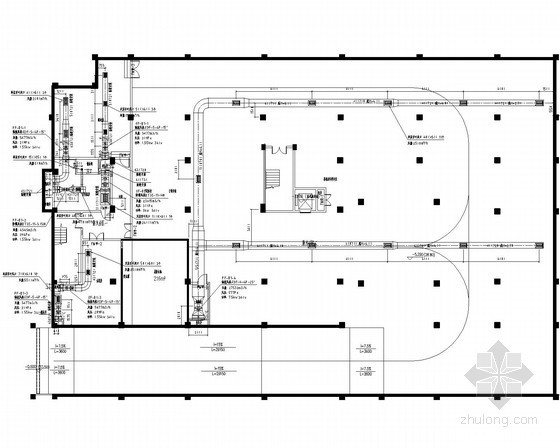 广东小学校园景观资料下载-[湖南]小学校园建筑通风系统设计施工图