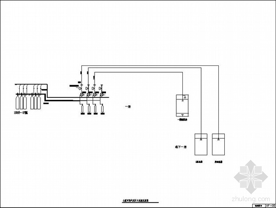 七氟丙烷系统机房图资料下载-某机房七氟丙烷自动灭火系统图纸
