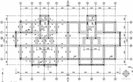 砌体结构全套图纸资料下载-某三层砌体结构住宅楼全套结构图