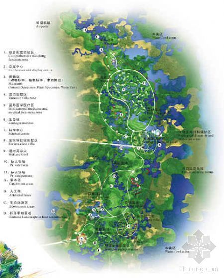 上海国际设计中心给排水资料下载-上海国际湿地公园概念规划设计演示