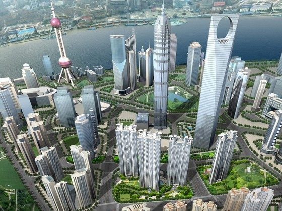 高层住宅规划方案文本资料下载-[上海]超高层住宅区规划及单体方案文本