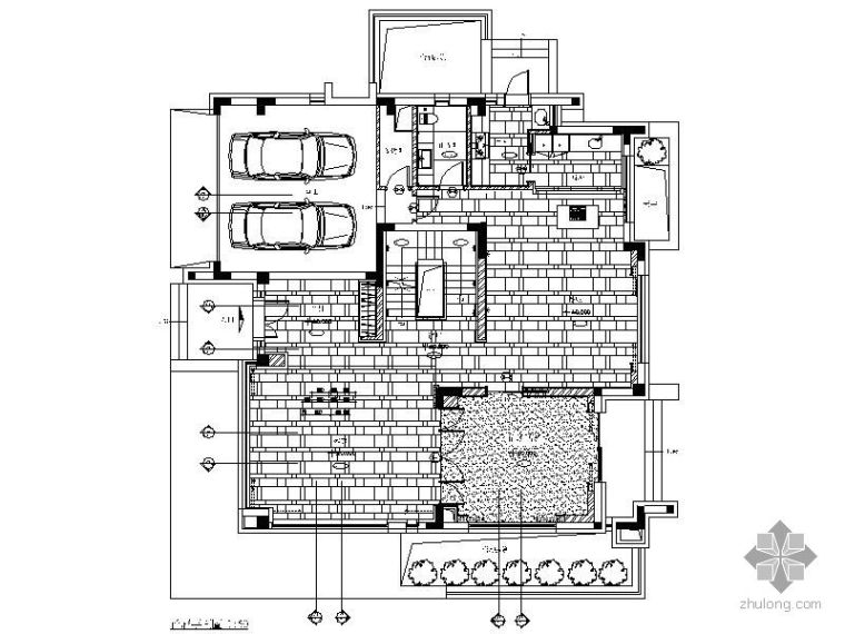 B型化妆台大样资料下载-[上海]豪华别墅B型施工图