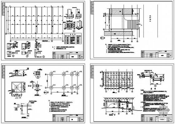 钢结构车库入口图纸资料下载-某点支承钢化玻璃车库入口结构设计图