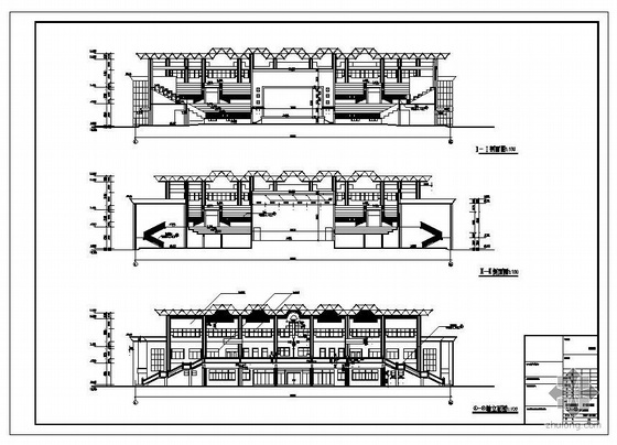 体育馆门窗节能资料下载-遵义某体育馆网架建筑结构图