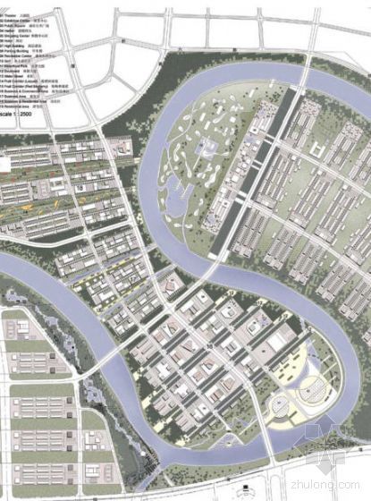 古镇概念性规划文本资料下载-浙江城市景观规划概念性文本（英文）