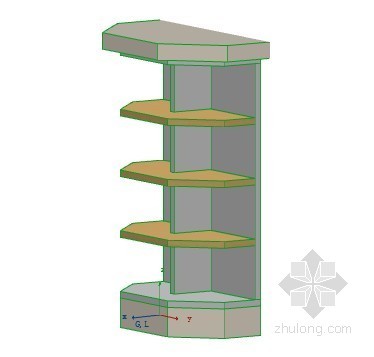 底部架子末端02 ArchiCAD模型-底部架子末端02 ArchiCAD模型