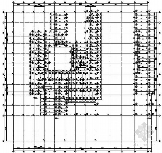 钢结构办公区施工图资料下载-4S展厅及办公区钢框架结构施工图