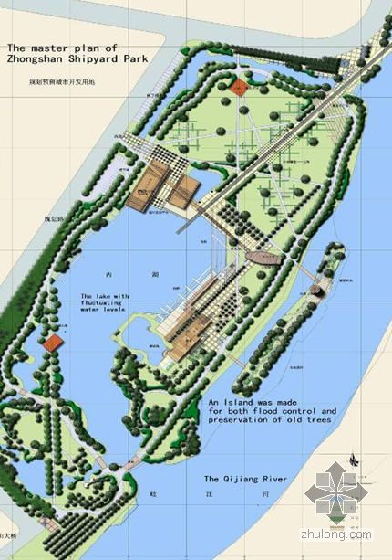秦塘公园规划方案资料下载-中山公园景观规划方案