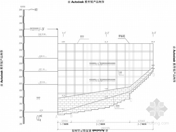 边坡格构大样图资料下载-[重庆]8.0-20.4m高边坡治理施工图
