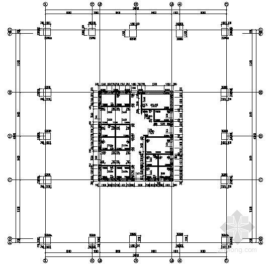 十七层办公楼核心筒资料下载-[江苏]框架核心筒办公楼结构施工图（39层 ）