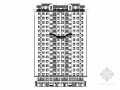 17层中式风格住宅楼及单体建筑设计施工图（立面极具特色）
