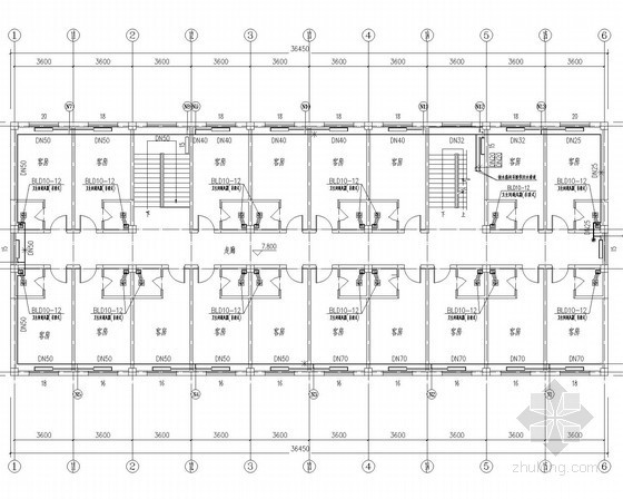 小型酒店全套资料下载-[山西]小型宾馆酒店采暖及通风排烟系统设计施工图（含给排水设计）